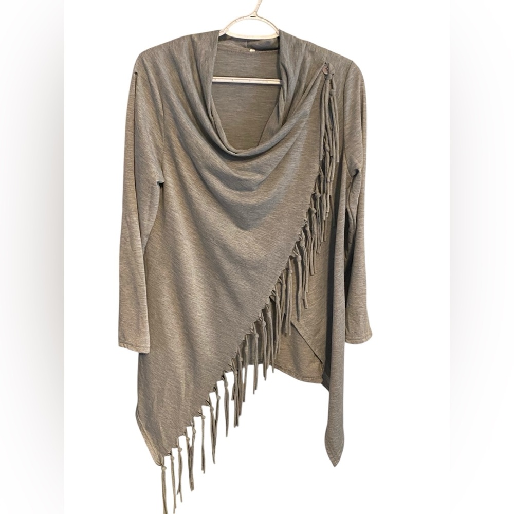 Fringed Cardigan M/L